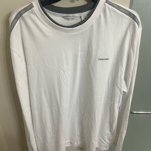 Calvin Klein White Long Sleeve Tee